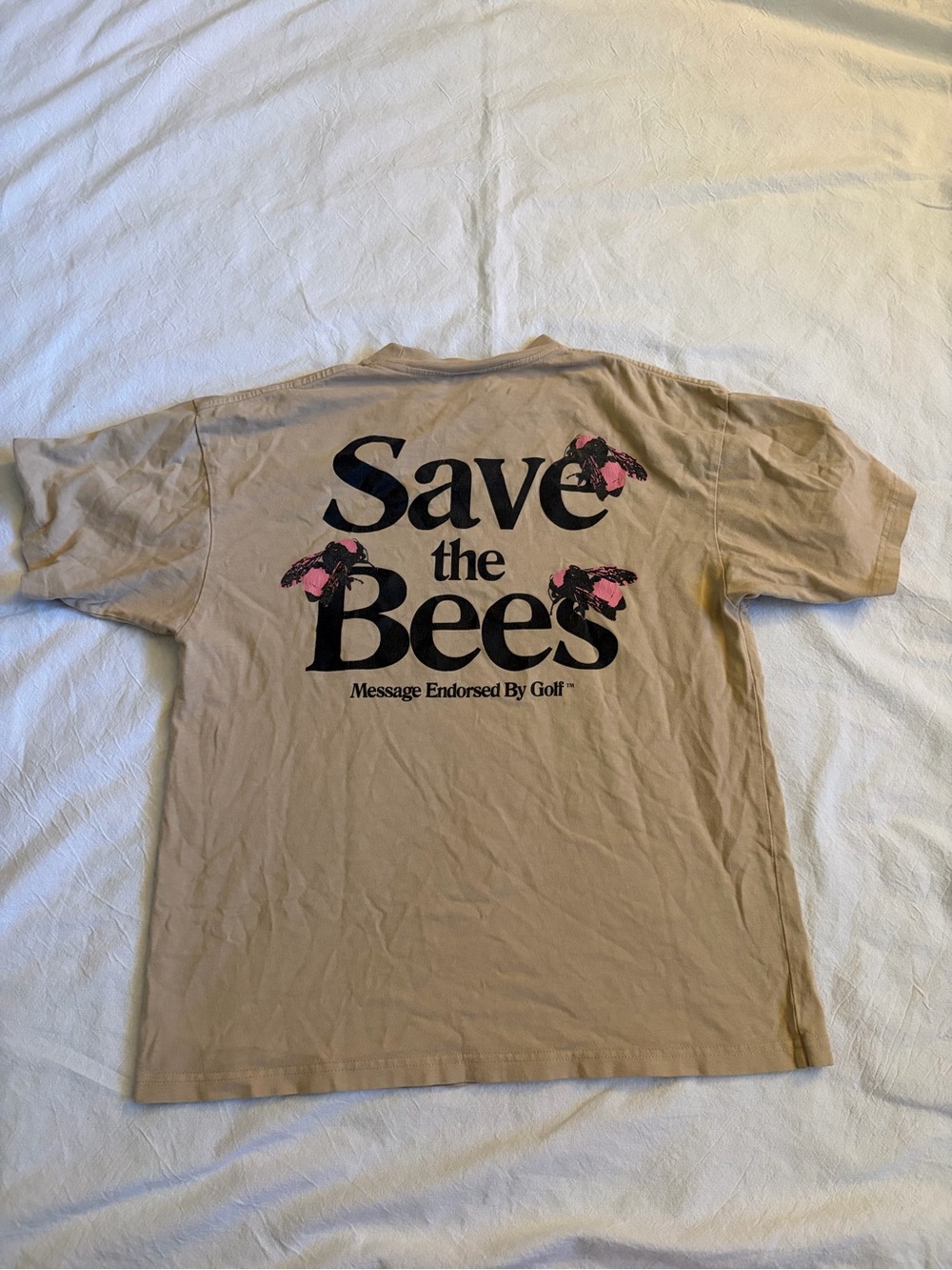 Golf Wang Save the Bees Graphic Tee - Beige
